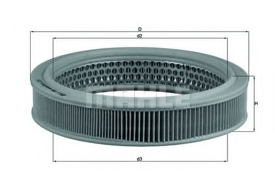 Купити LX298 Mahle Original Автомобільний фільтр повітря